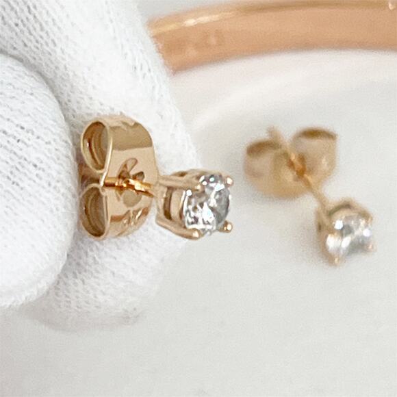 KATE SPADE Bracelet Bangle & Earrings Cubic Zirconia Pierced with KS Jewelry Box - Picture 6 of 8